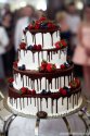 Dekoracja tortu weselnego