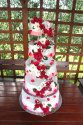 Kwiatowy tort weselny