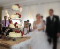 Piętrowy tort weselny