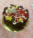 Tort deserowy z czekoladą na 40 urodziny