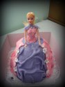 Tort lalka barbie