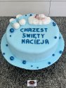 Tort na chrzest święty dla chłopaka