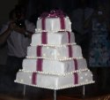 Kwadratowy tort weselny